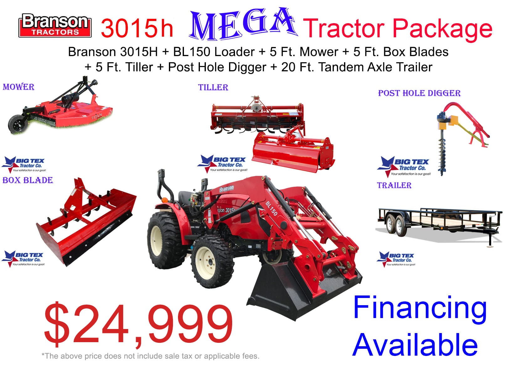 Tractor Package Deals Branson Tractor Packages Big Tex Tractor