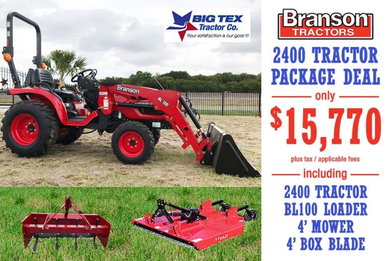 Branson Tractor Package Deals Big Tex Tractor Co.