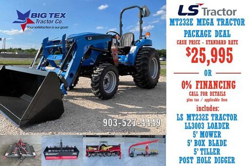 2025 LS MT232E MEGA TRACTOR PACKAGE