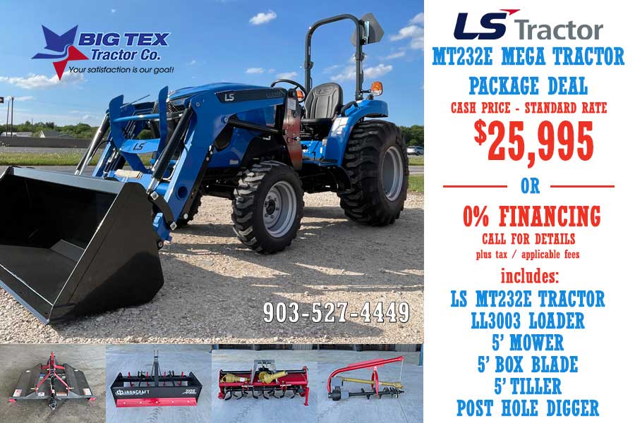 2025 LS MT232E MEGA TRACTOR PACKAGE