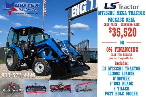 2025 LS MT232HC MEGA TRACTOR PACKAGE