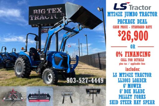 2025 LS MT242E JUMBO TRACTOR PACKAGE