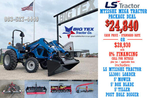 20252 MT226HE MEGA TRACTOR PACKAGE