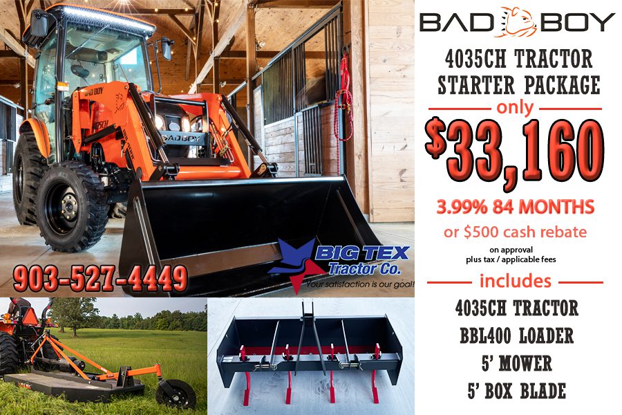 4035CH STARTER TRACTOR PACKAGE 4035CH STARTER TRACTOR PACKAGE