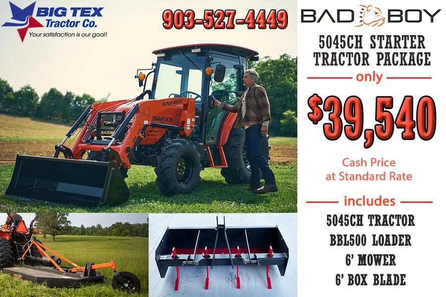 BAD BOY 5045CH STARTER TRACTOR PACKAGE