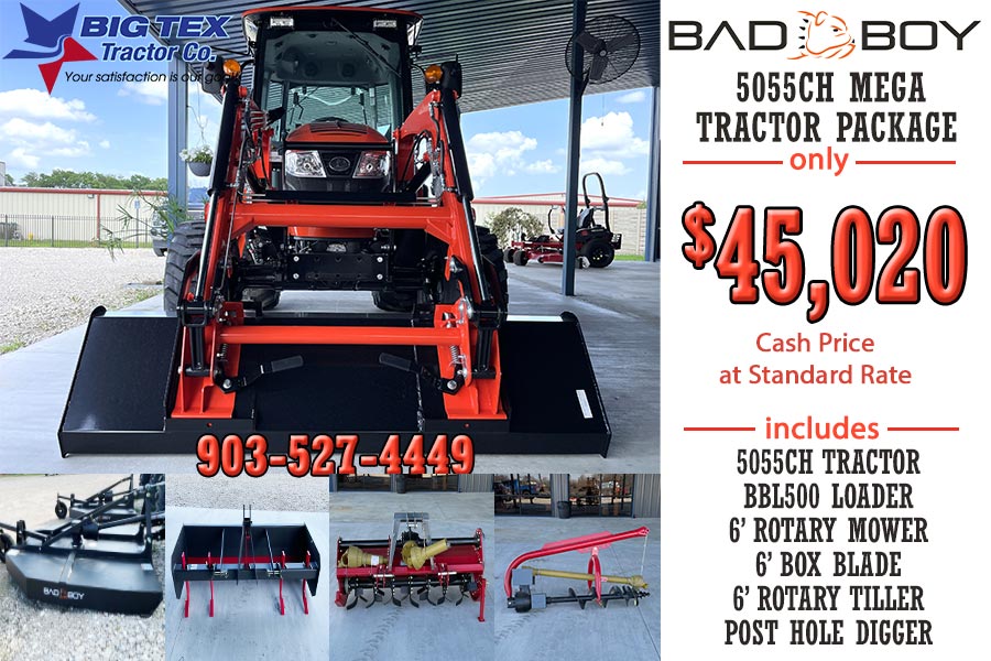 BAD BOY 5055CH MEGA TRACTOR PACKAGE