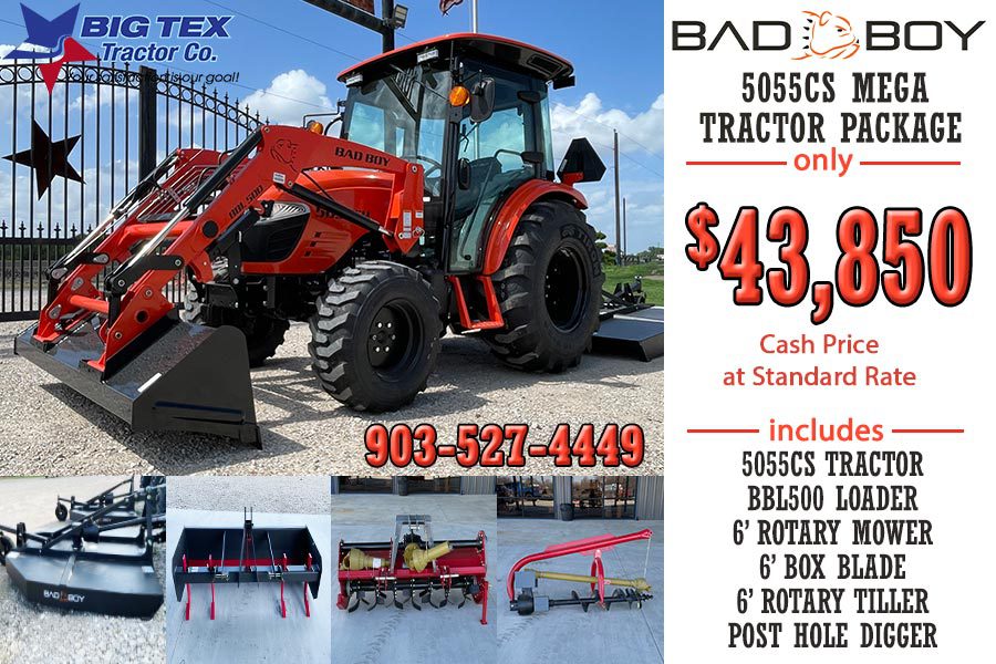 BAD BOY 5055CS MEGA TRACTOR PACKAGE
