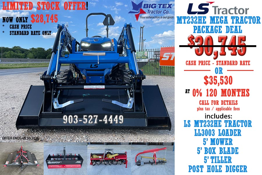 2026 MT232HE MEGA TRACTOR PACKAGE WEB SPECIAL