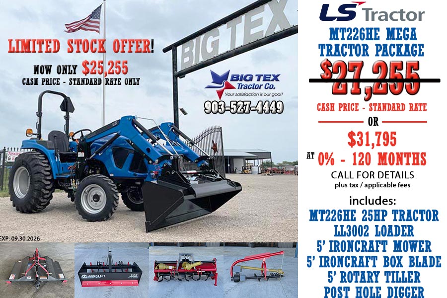 MT226HE MEGA TRACTOR PACKAGE 20260815