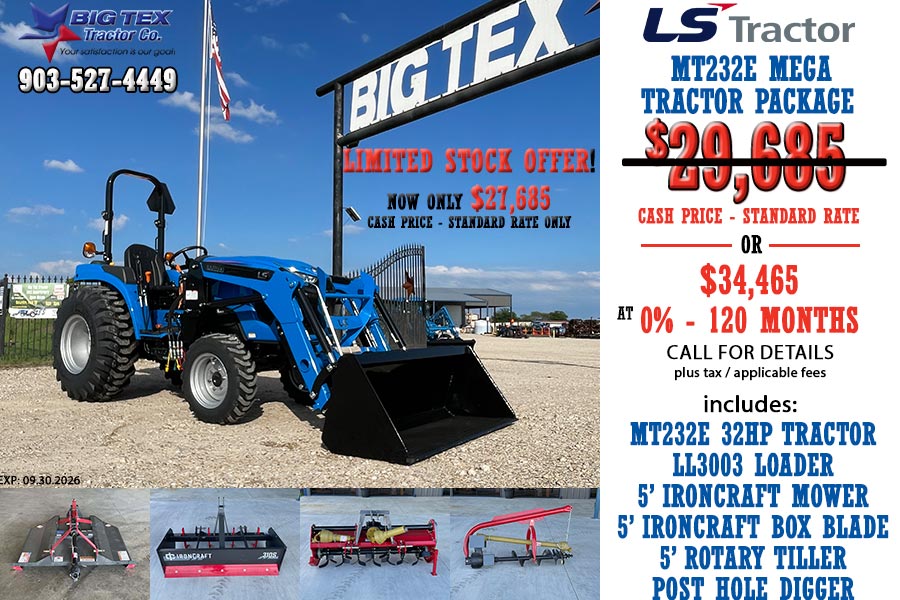 MT232E MEGA TRACTOR PACKAGE 20260815