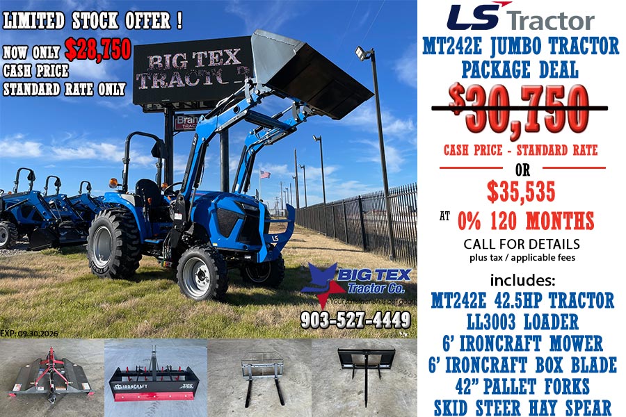 MT242E JUMBO TRACTOR PACKAGE 20260815