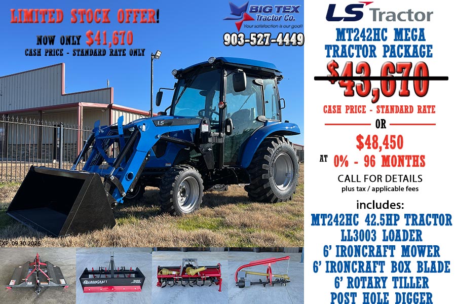 MT242HC MEGA TRACTOR PACKAGE 20260815